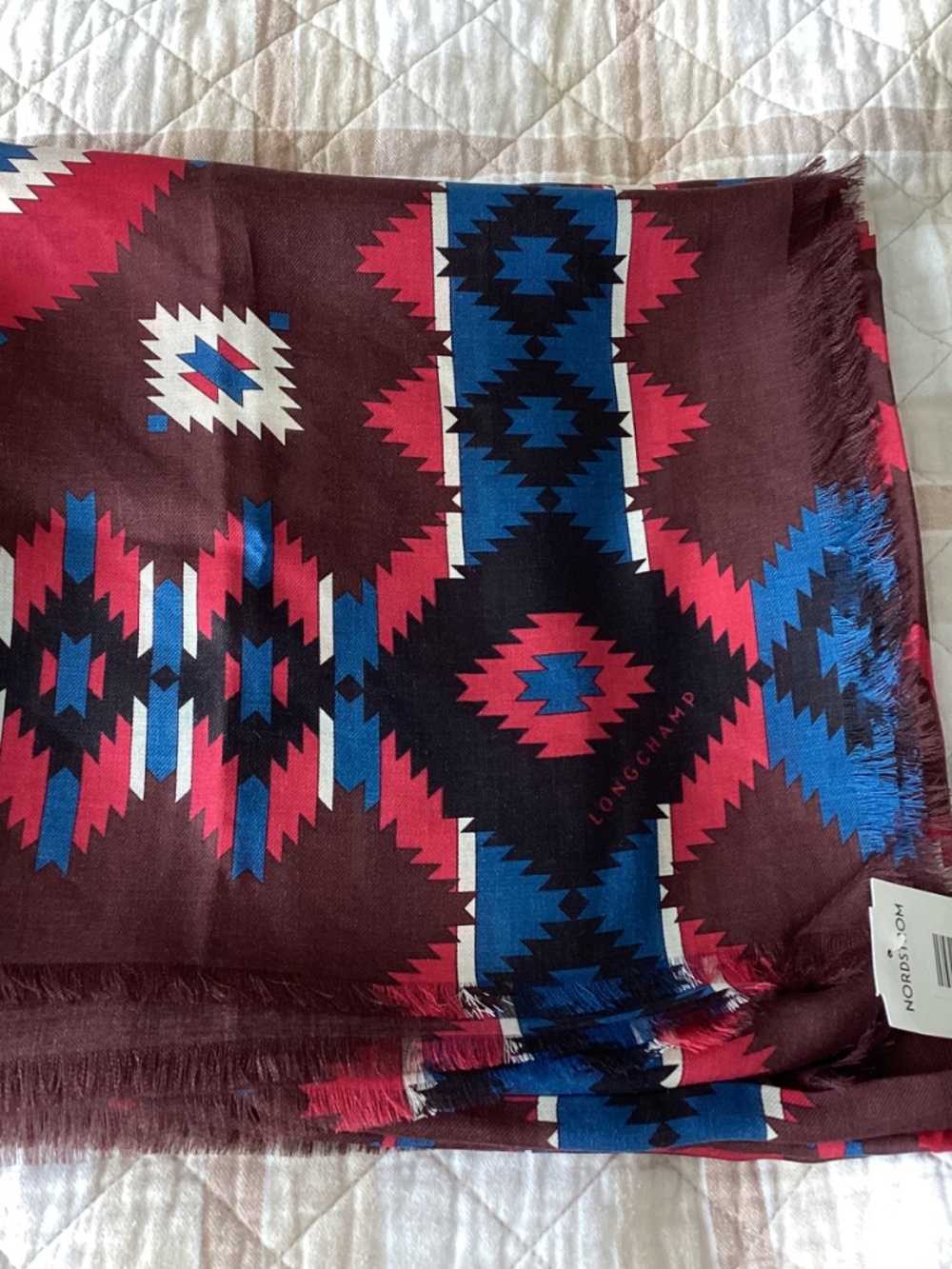 Longchamp Nomad Print Scarf - Picture 10 of 10